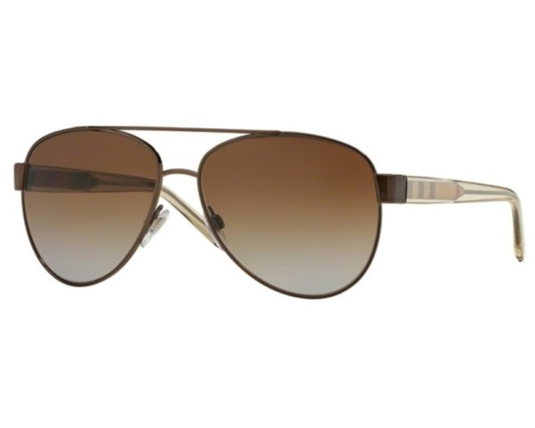 Burberry polarized brown aviator glasses
