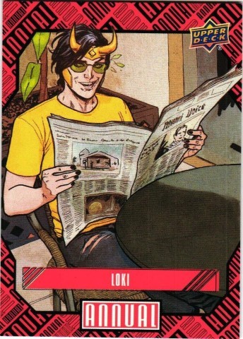 Marvel card - loki 43 ungraded