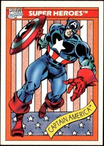 Marvel cards captain america 1