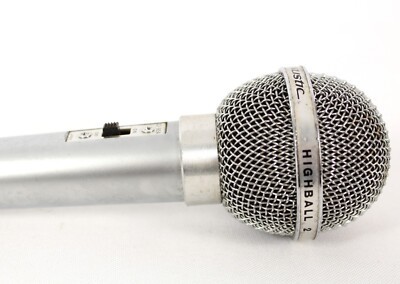 Microphone realistic highball 2 gris