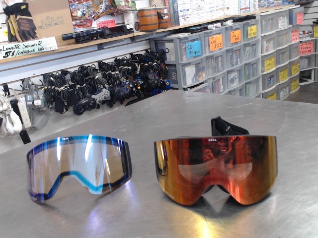 Paire goggle ski+2 lens
