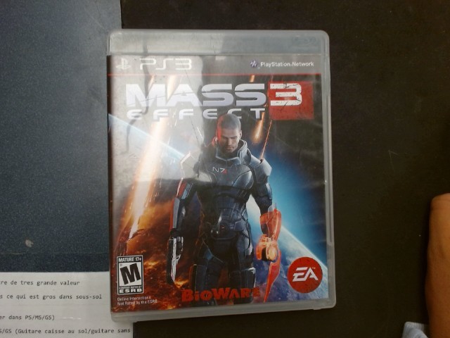 Mass effect 3 - ps3