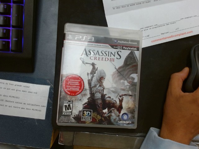Assassin's creed iii - ps3