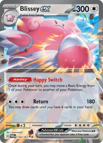 Blissey ex holo 134/167