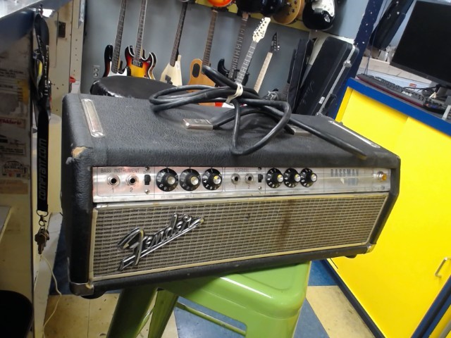 Tete d'ampli a lamp bassman dripege 1969