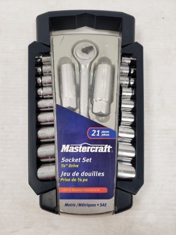 Socket set 21 piece