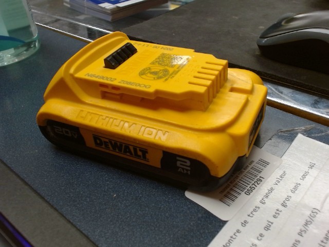 Batterie dewalt 20v 2ah