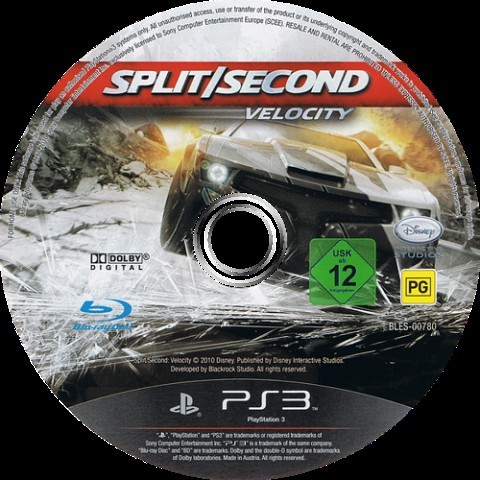 Split second ps3 no box