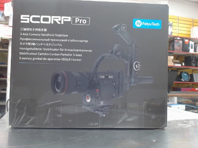 Stabilisateur de camera dans boite