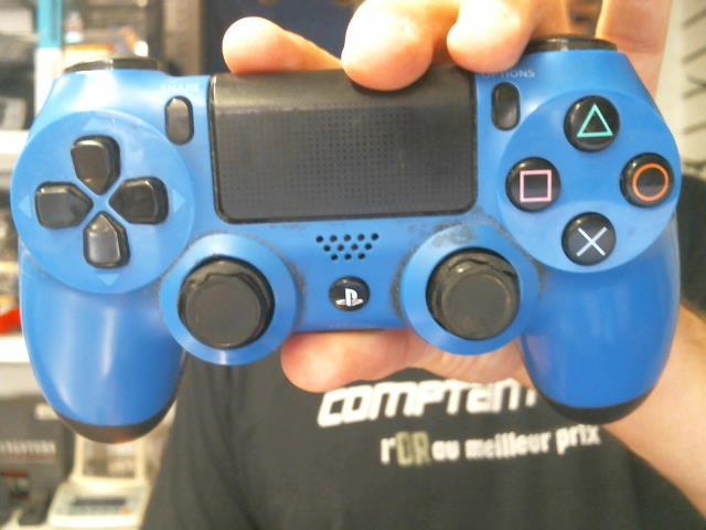 Manette de ps4 bleue