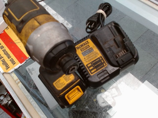 Impact avec batt et chargeur