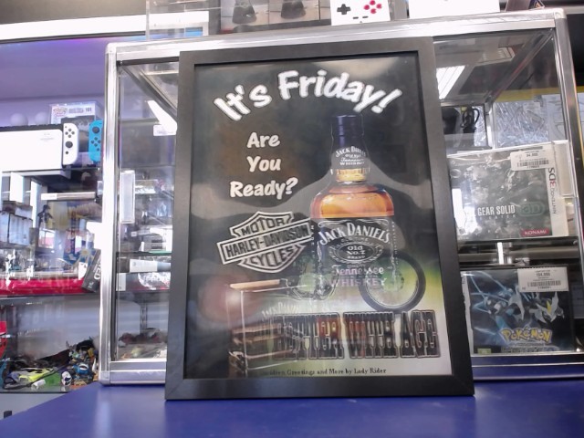 Cadre 3d jack daniels