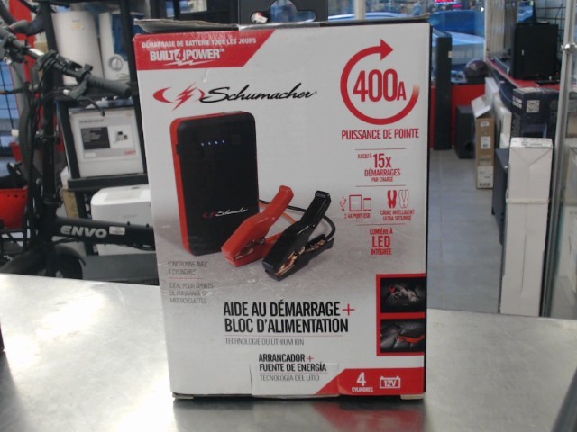 Aide-demarrage+bloc d'alimentation 400a