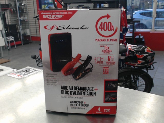 Aide-demarrage+bloc d'alimentation 400a