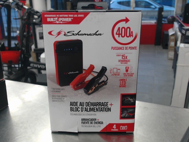 Aide-demarrage+bloc d'alimentation 400a