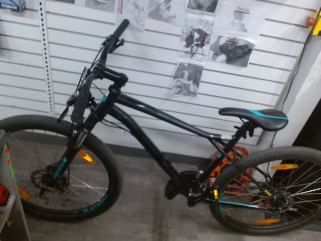 Velo de montagne noir et mint