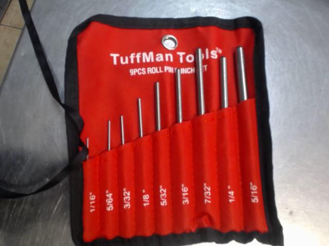 Kit 9pcs roll pin punch