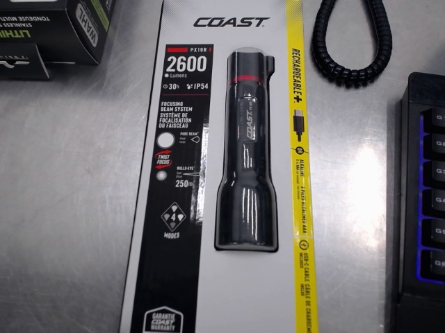Flashlight coast 2600 lumens new