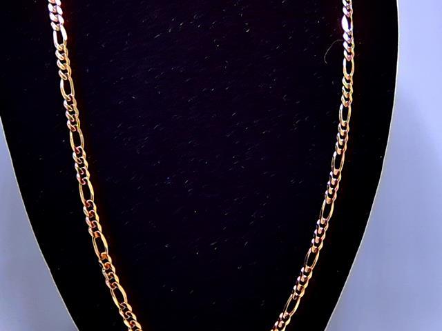 CHAINE FIGARO EN OR 10KT