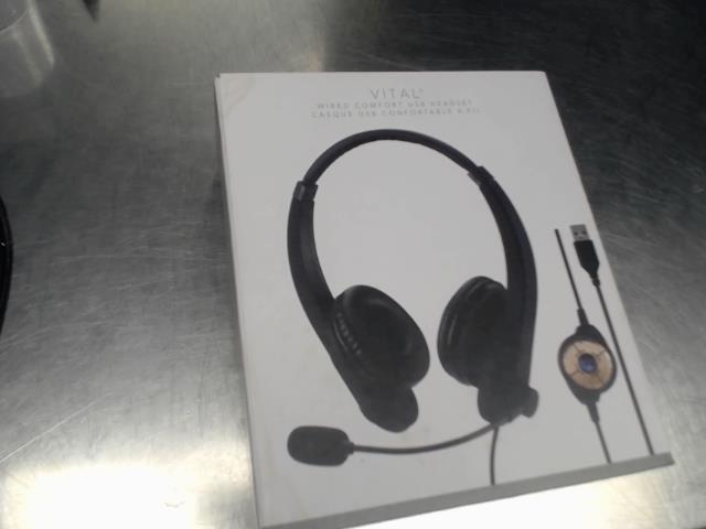 Casque usb confortable a fil