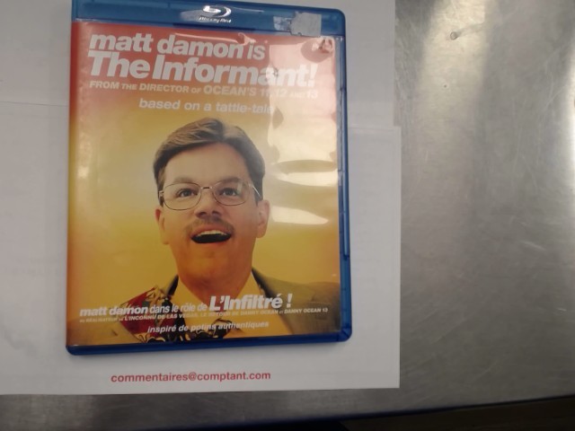 Matt damon is the informant