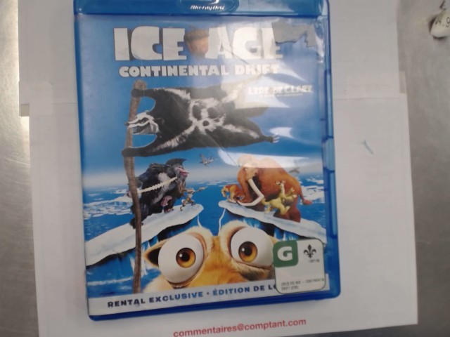 Ice age continental drift