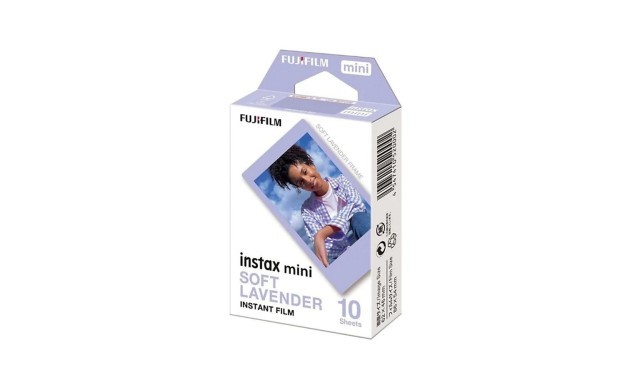 Instant film soft lavender