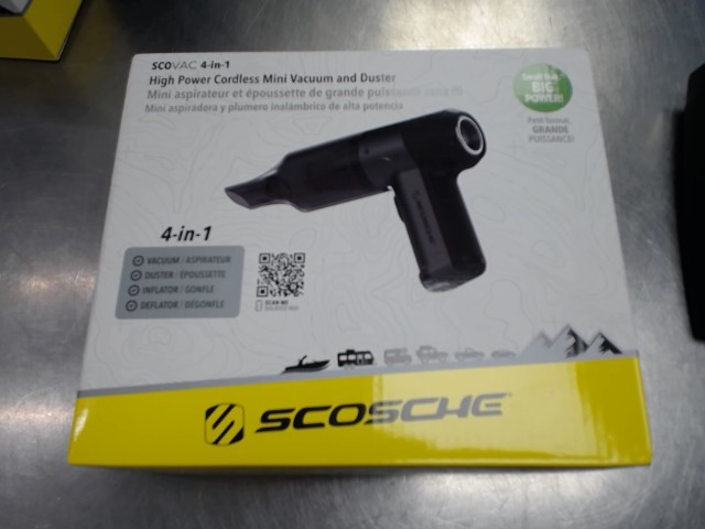 Vacuum 4-in-1 scosche new in box
