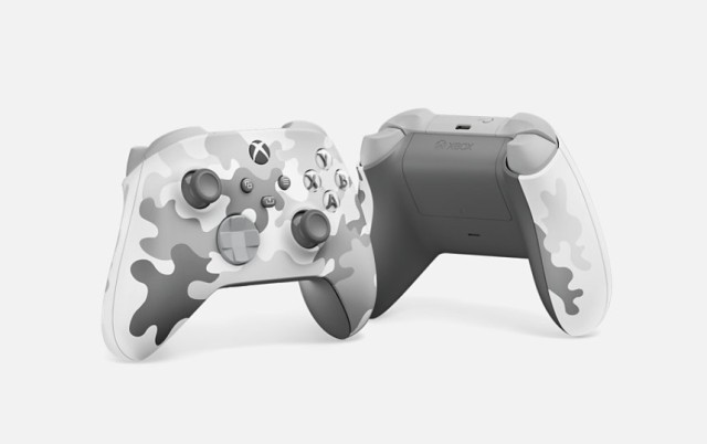 Manette xbox camouflage blanc