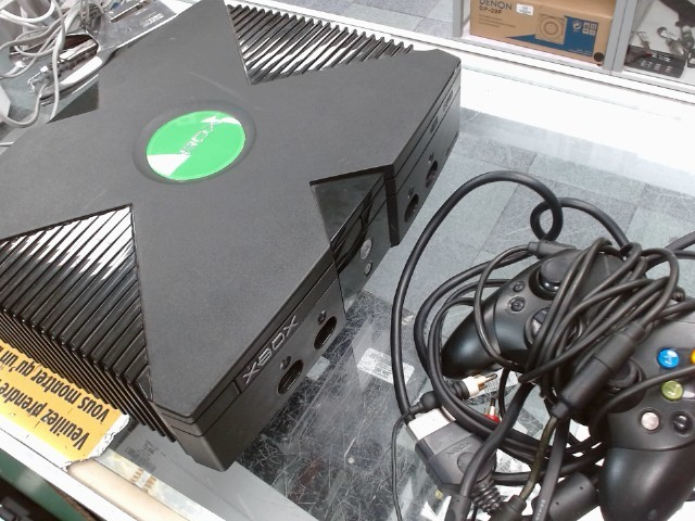 Xbox originale avec fil + manette