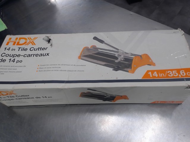 Tile cutter hdx 14''