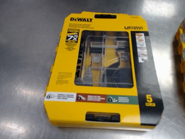 Oscillating blade pack 5pcs dewalt neuf