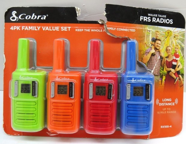 Kit de talkie-walkie 4x en couleur