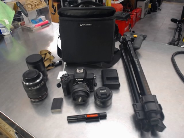 Full camera kit + 3 lens +tripod+battery