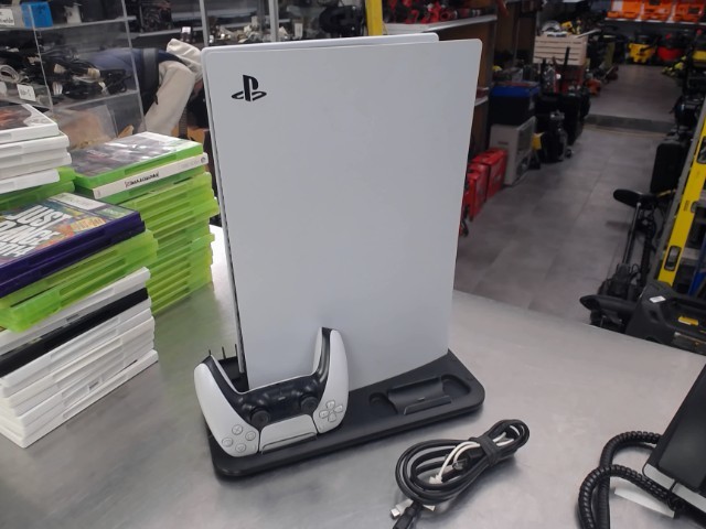 Ps5 digital avec fil + man et dock