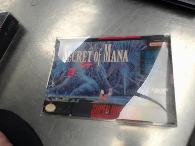 Super nintendo secret of mana (cib)