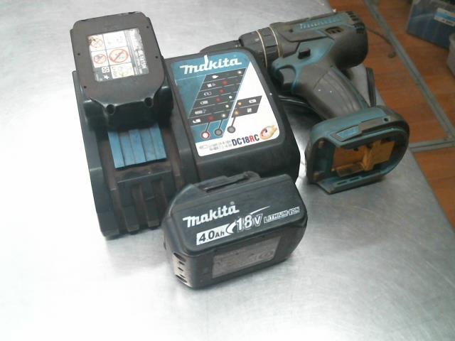 Perceuse avec 2 batteries et chargeur