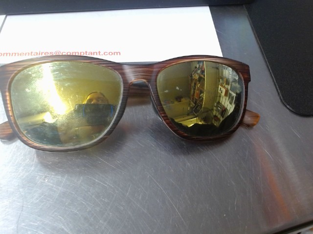 Sunglasses wood pattern greentint tifosi