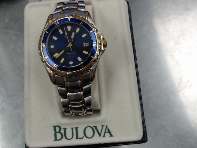 Montre silver avec blueface et boite