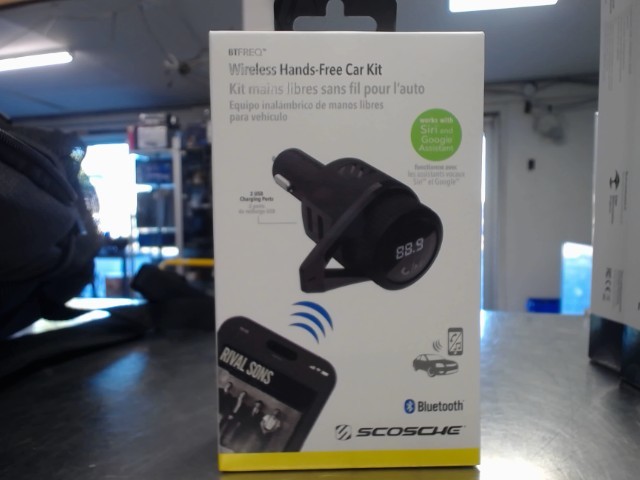 Wireless hands-free car kit scosche neuf