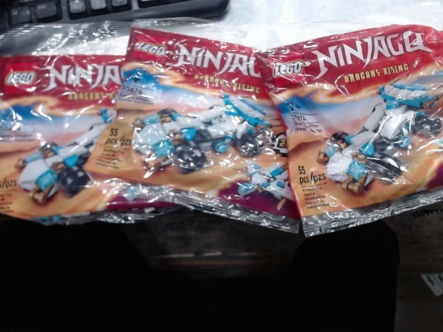 Lots de 3 ninjago lego