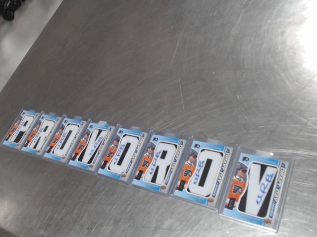 8 cartes patch signer provorov