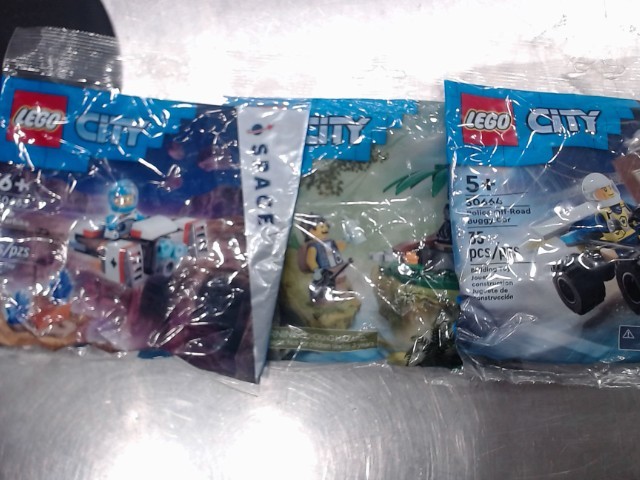 Lots de 3 city lego