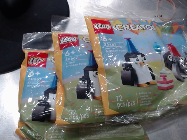 Lots de 3 creator lego