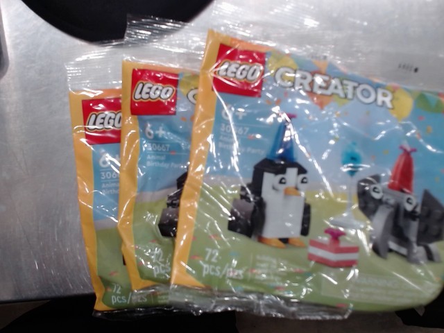 Lots de 3 creator lego