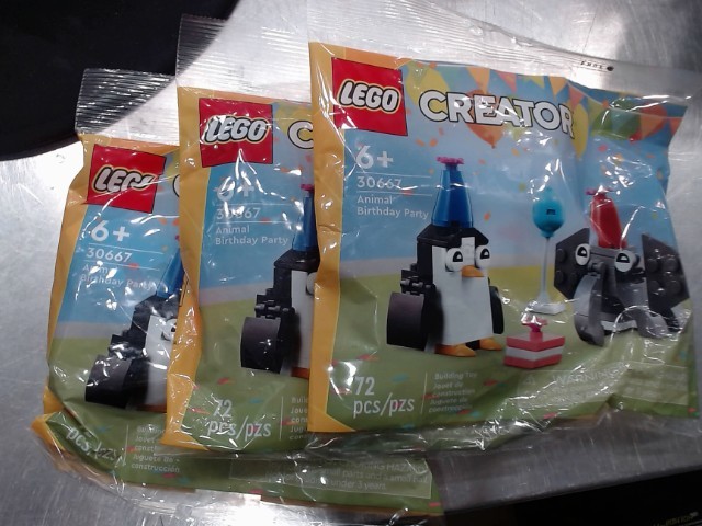 Lots de 3 creator lego