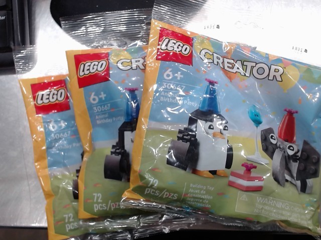 Lots de 3 creator lego