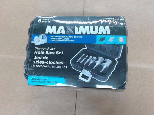 Hole saw set 6 pieces neuf/new