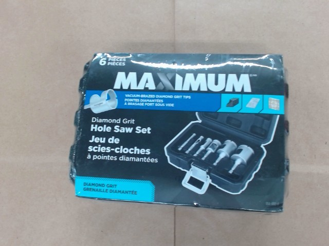 Hole saw set 6pcs neuf/new