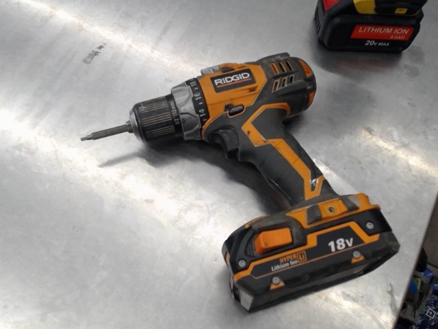 Drill ridgid avec battery